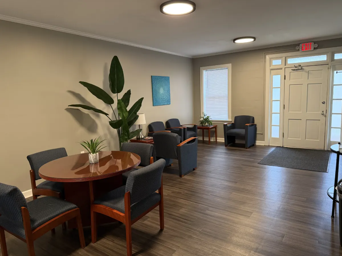 Flowertown waiting room